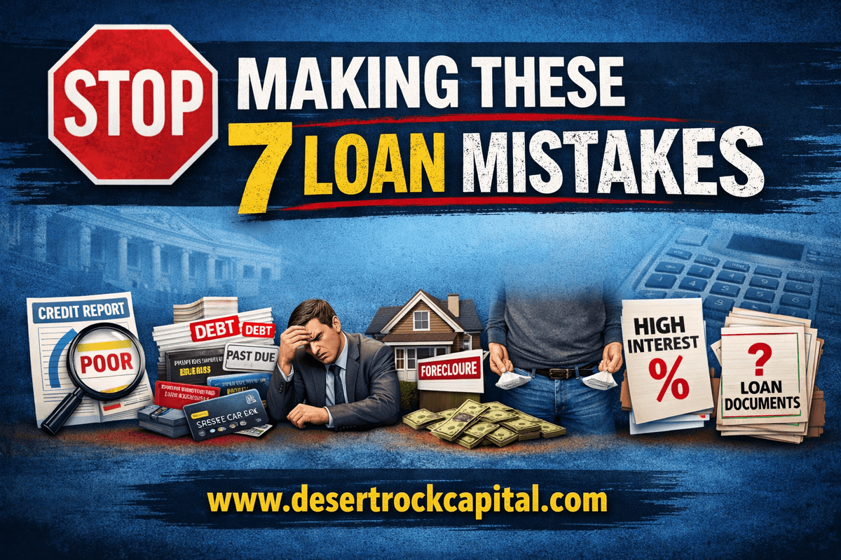 7 Common Mistakes People Make When Applying for a Loan